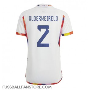 Belgien Toby Alderweireld #2 Replik Auswärtstrikot WM 2022 Kurzarm